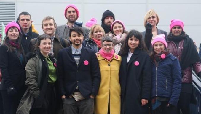 The Stansted 15 outside court